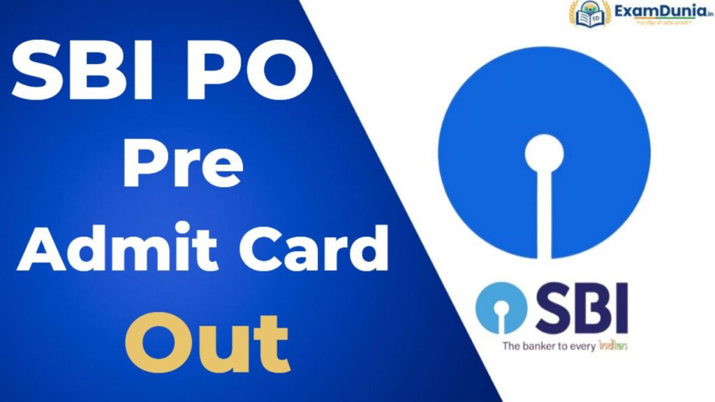 SBI PO Prelims Admit Card 2025
