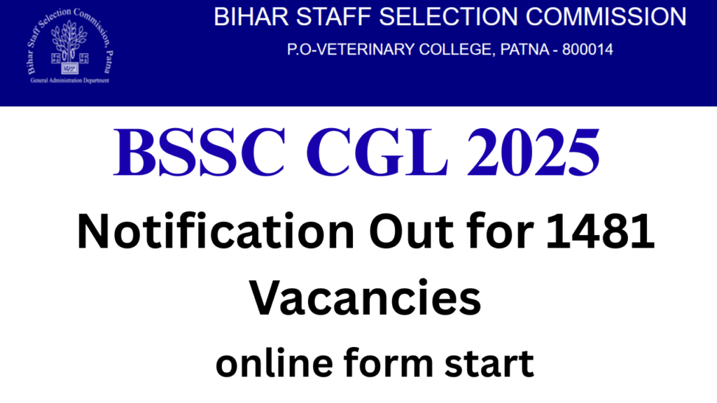 BSSC CGL 2025