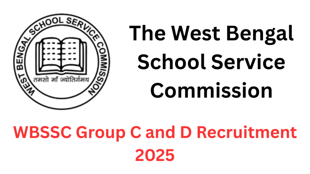 WBSSC Group C and D Recruitment 2025
