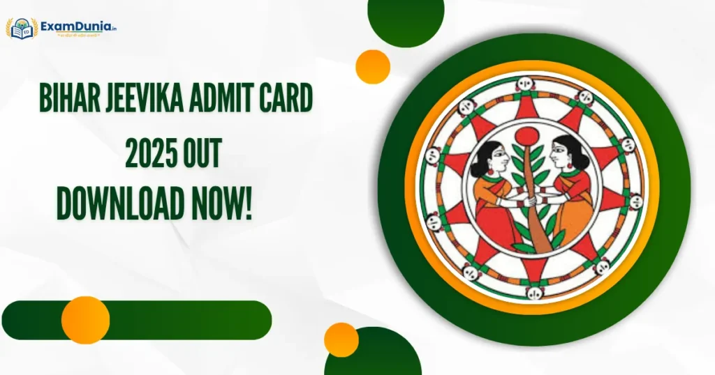 Bihar Jeevika Admit Card 2025 OUT