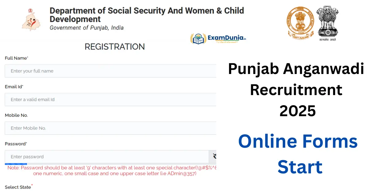 Punjab Anganwadi Recruitment 2025