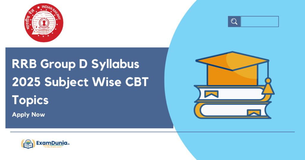 RBB Group D Syllabus 2025