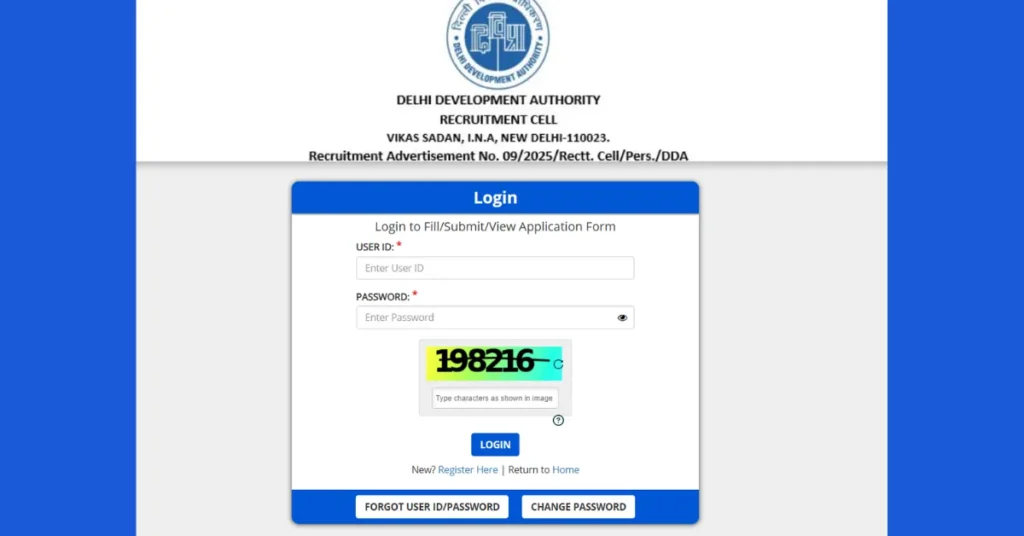 DDA Admit Card 2025