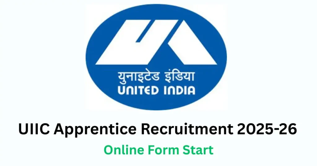 UIIC Apprentice Recruitment 2025-26