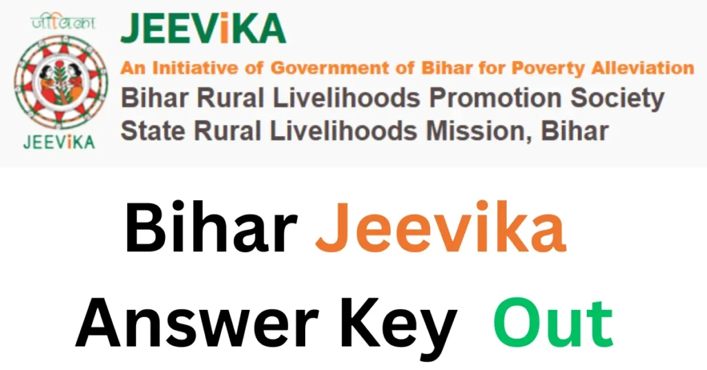 bihar jeevika answer key 2025 