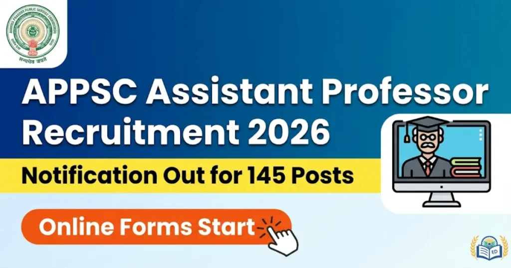 APPSC Assistant Professor Recruitment 202