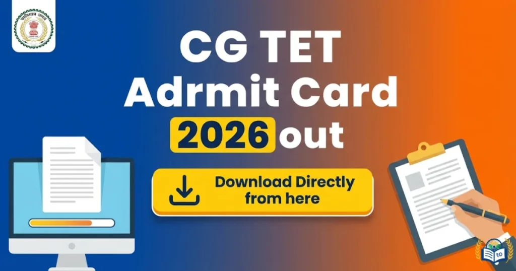 CG TET Admit Card 2026