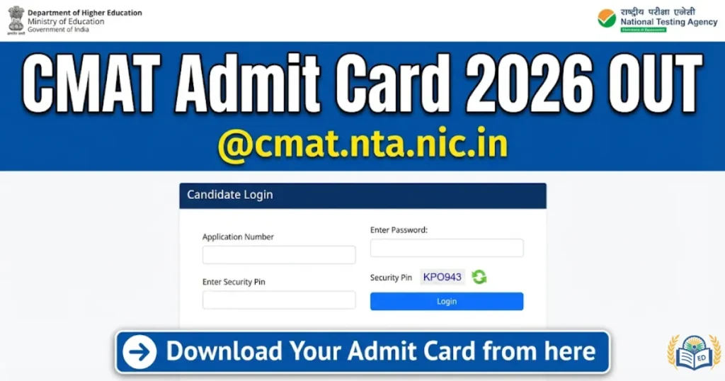 CMAT Admit Card 2026