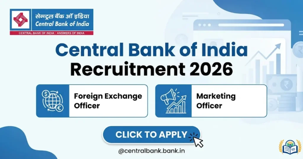 Central Bank of India Recruitment 2026
