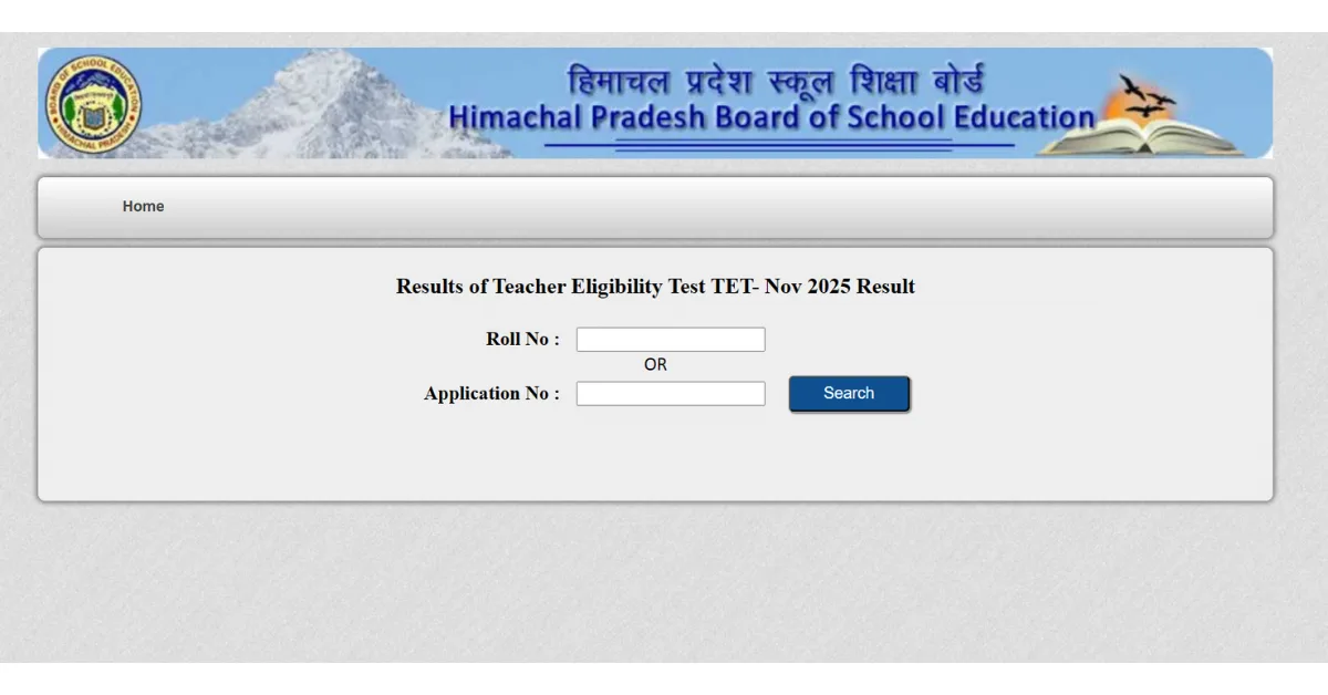 HP TET Result 2025