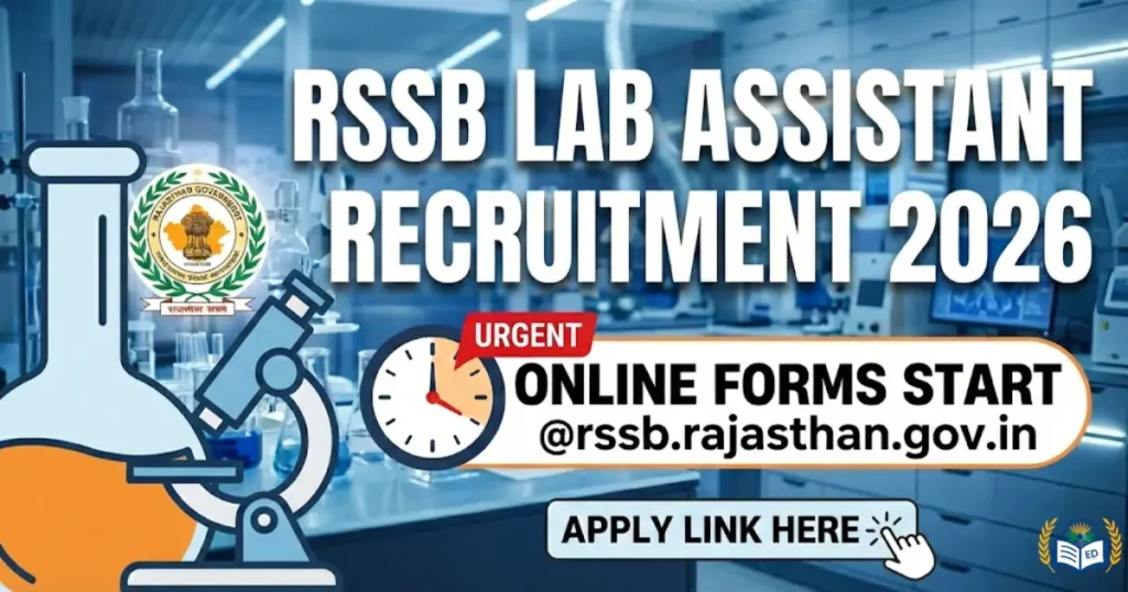 RSSB Lab Assistant Recruitment 2026