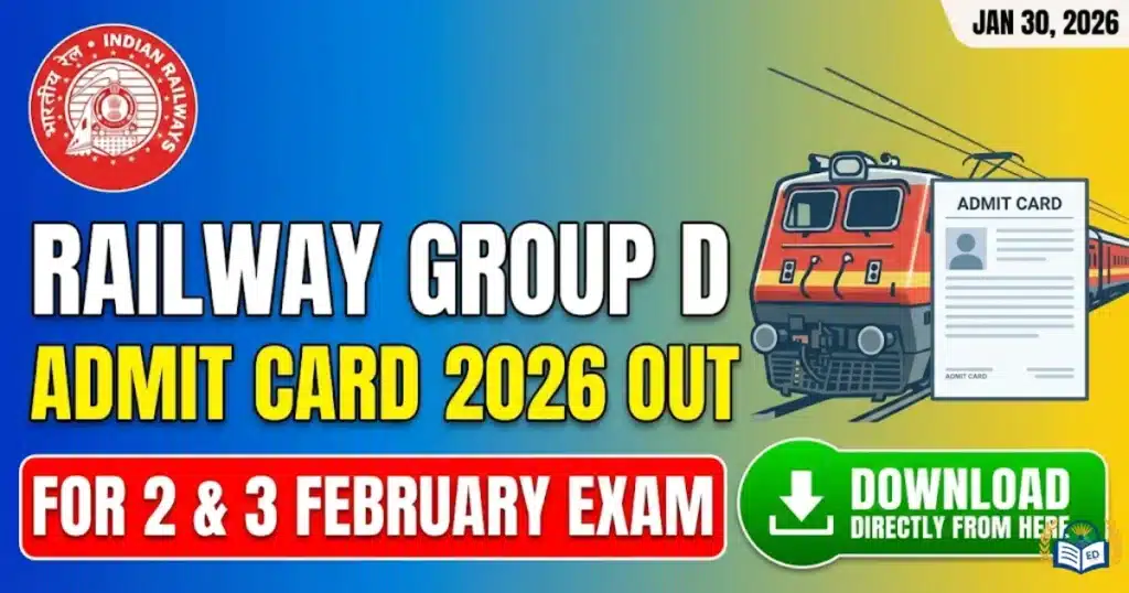 Railway Group D Admit Card 2026