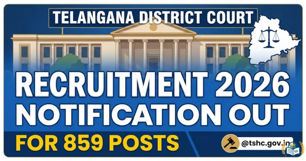 Telangana District Court Recruitment 2026