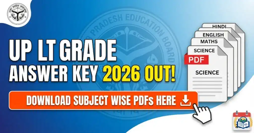 UP LT Grade Answer Key 