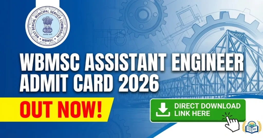 WBMSC Assistant Engineer Admit Card 2026