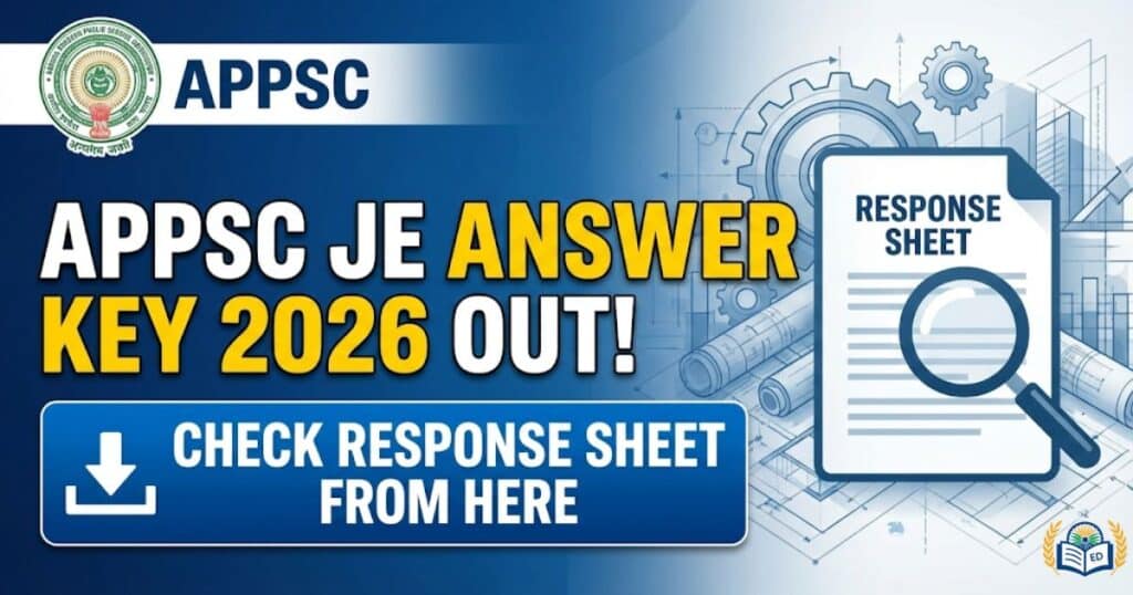 APPSC JE Answer Key 2026