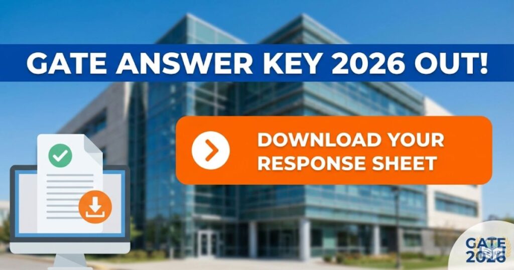 GATE Answer Key Out 2026 Out