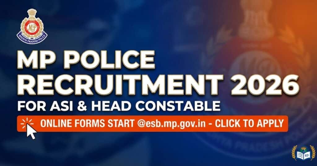 MP police recruitment 2026 