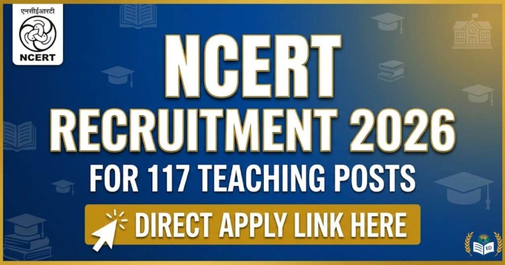 NCERT Recruitment 2026