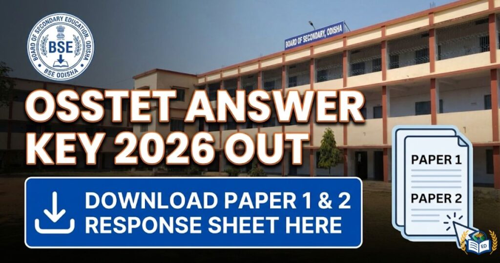OSSTET Answer Key 2026