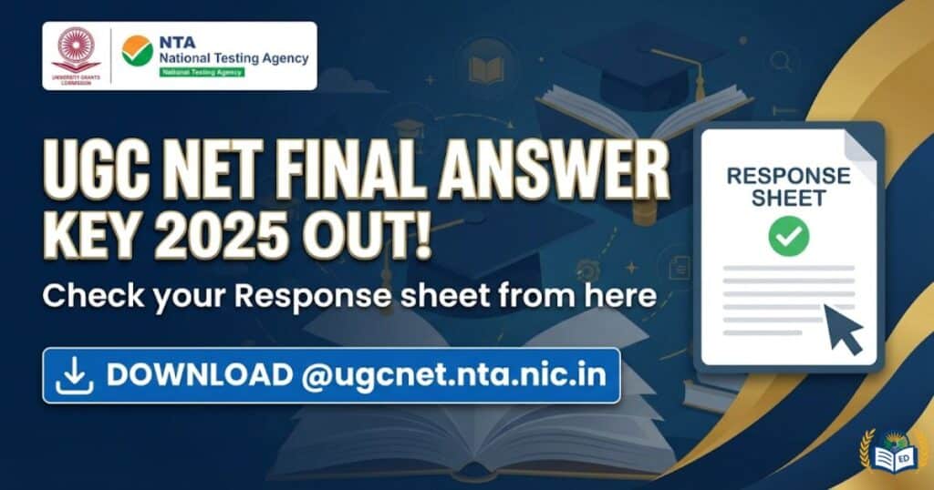 UGC NET Final Answer Key 2025