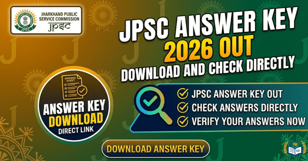 JPSC Answer Key 2026