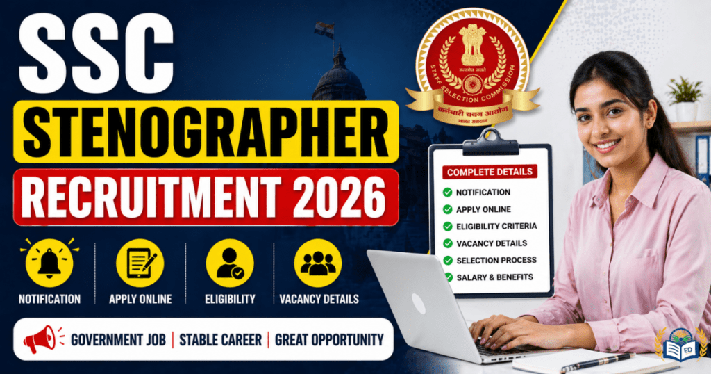 SSC Stenographer Recruitment 2026